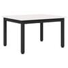 vidaXL Masă de cafea Alb 60 x 50 x 36 cm Lemn de pin masiv