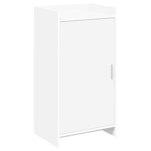 vidaXL Dulap pentru pantofi cu ușă Alb 48 x 36 x 92 cm Lemn prelucrat