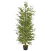 vidaXL Plantă artificială chiparos cu ghiveci, verde, 150 cm