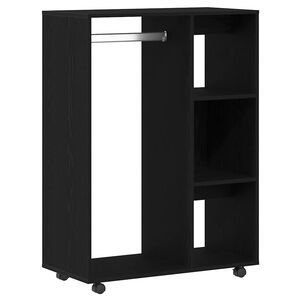 vidaXL Dulap din lemn stratificat, stejar negru, 80x40x110 cm