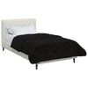 vidaXL Duvet complet pe tot parcursul anului Patos Negru 135 x 200 cm