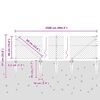 vidaXL St&acirc;lp de gard. Gri 25 x 0,4 m (plasă 40 x 40 mm) Oțel și PVC