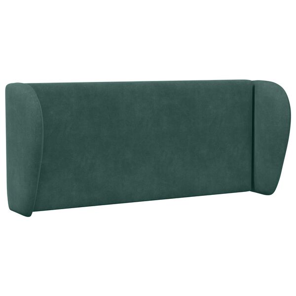 vidaXL Ureche pentru Tăblie Verde 40 x 23 x 6 cm Catifea