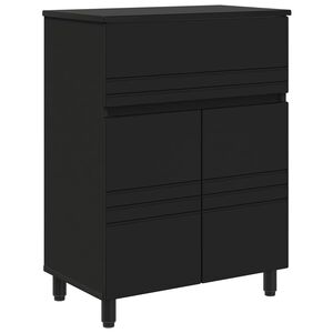 vidaXL Unitate Vanity pentru Baie Negru 60 x 35 x 80 cm Lemn prelucrat