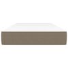 vidaXL Saltea cu arcuri buzunar, fermitate medie, gri taupe, 120x190x20 cm, textil