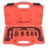 vidaXL Set de scule pentru compresia arcurilor de supape, 10 piese