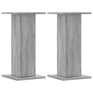 vidaXL Suporturi difuzoare 2 buc gri sonoma 30x30x60 cm lemn prelucrat