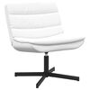 vidaXL Scaun pivotant Alb 63 x 75 x 76 cm Piele artificială
