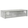 vidaXL Raft de perete cu sertare Gri beton 60x26,5x15cm Lemn prelucrat
