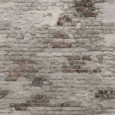 DUTCH WALLCOVERINGS Foto tapet „Old Brick Wall”, gri
