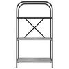 vidaXL Raft pentru cărți Gri Sonoma 60 x 30 x 109 cm Lemn compozit