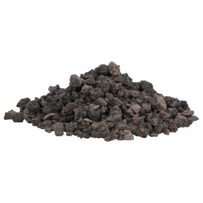 vidaXL Roci vulcanice, 10 kg, negru, 1-2 cm