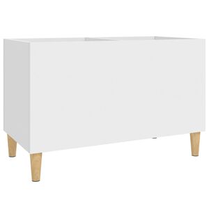 vidaXL Dulap de discuri, alb, 74,5x38x48 cm, lemn prelucrat