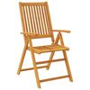 vidaXL Set mobilier de grădină, 5 piese, 140x80x74 cm, lemn masiv de acacia