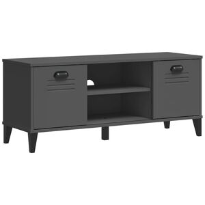 vidaXL Bancă pantofi &bdquo;VIKEN&rdquo; gri antracit 106x35x45 cm, lemn prelucrat