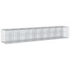vidaXL Pat ridicat din gabion 2 buc. 340 x 60 x 55 cm Oțel Galvanizat