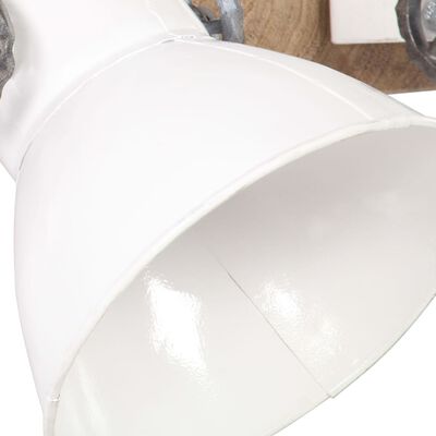 vidaXL Lampă de perete industrială, alb, 65 x 25 cm, E27