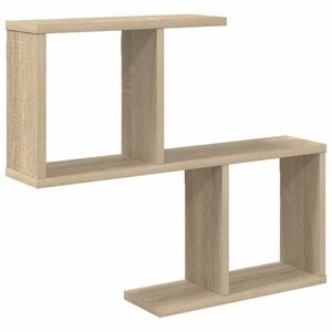 vidaXL Raft de perete Stejar Sonoma 60 x 12 x 50,5 cm Lemn prelucrat