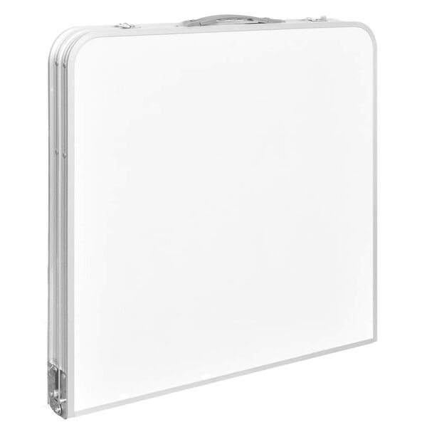 vidaXL Masă camping pliabilă reglabilă în înălțime, 120x60 cm aluminiu