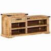 vidaXL bancă Maro 110 x 35 x 50 cm Mango aspru