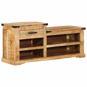 vidaXL bancă Maro 110 x 35 x 50 cm Mango aspru