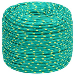 vidaXL Fr&acirc;nghie utilitară multifuncțională 10 mm 500 m Verde PP