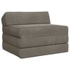 vidaXL Canapea Pat Pliabilă Gri deschis 200 x 70 x 10 cm Catifea