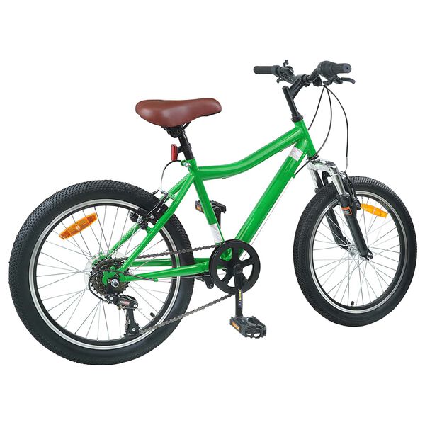 vidaXL Bicicletă pentru Copii 20 Inci 6-Speed pentru 6-11 ani Verde