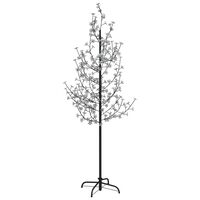 vidaXL Copac cu flori de cireș cu LED, 220 LED-uri alb calde, 220 cm