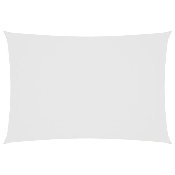 vidaXL Parasolar, alb, 2,5x4,5 m, țesătură oxford, dreptunghiular
