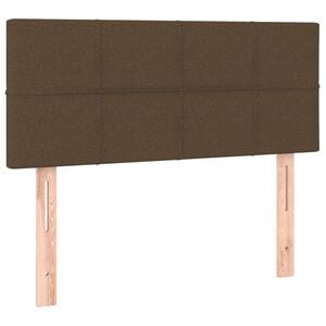 vidaXL Tăblie de pat, maro &icirc;nchis, 80x5x78/88 cm, textil