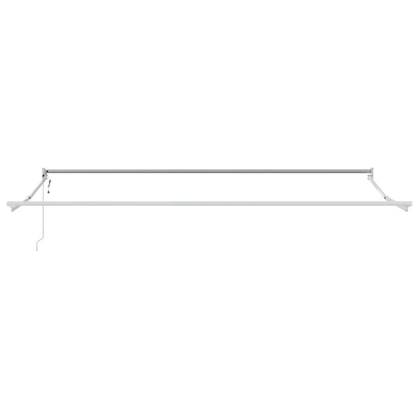 vidaXL Copertină Alb 4 &times;3 m Metal