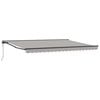 vidaXL Cort electric retractabil Gri deschis și antracit 4 &times; 3,5 m