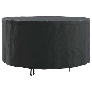 vidaXL Husă pentru mobilă 182 x 182 x 85 cm Material Oxford 600D Negru