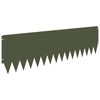 vidaXL Margine pentru gazon 10 pcs 103 x 30 cm Oțel Verde măsliniu