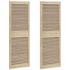 vidaXL Ușă de Dulap cu ușă 2 buc. natural 49,5 x 2,1 x 140,5 cm