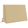 vidaXL Pernă de spate SOEST 100% Polyester Bej 60 x 20 x 40 cm