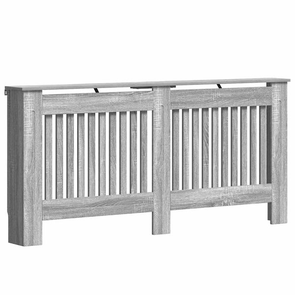 vidaXL Capac pentru radiator Gri Sonoma 172 x 19 x 81,5 cm