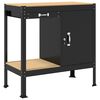 vidaXL Banc de lucru Negru 90 x 49 x 91 cm Lemn aranjat și metal