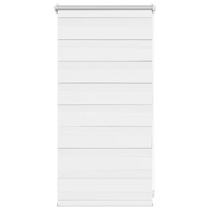 vidaXL Jaluzea Zebră 40,9x100 cm Lățime material 36,7 cm alb