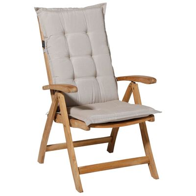 Madison Pernă de scaun spătar înalt Panama, bej deschis, 123 x 50 cm