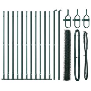 vidaXL St&acirc;lp de gard. Verde