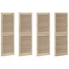 vidaXL Ușă de Dulap cu ușă 4 buc. natural 49,5 x 2,1 x 140,5 cm