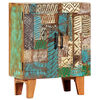 vidaXL Dulap sculptat manual, 60x30x75 cm, lemn masiv reciclat