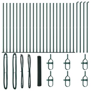 vidaXL St&acirc;lp de gard. Verde