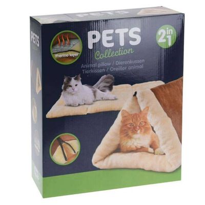 441916 Pets Collection 2-in-1 Cat Cushion and Tunnel 90x60 cm