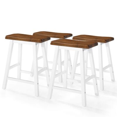 vidaXL Set masă și scaune de bar, 5 piese, lemn masiv