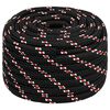 vidaXL Fr&acirc;nghie utilitară multifuncțională 20 mm 25 m Negru și roșu PP