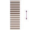 vidaXL Jaluzea tip zebra maro lățime țesătură 70,9 cm poliester