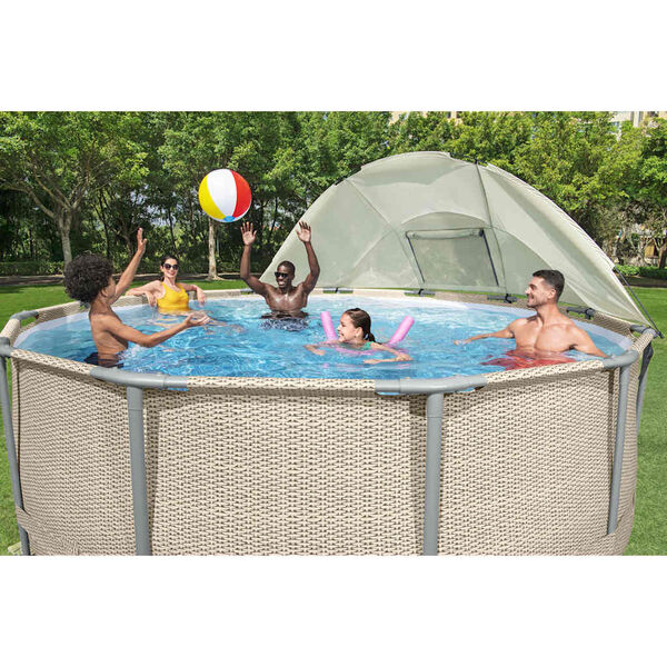 Bestway Copertină pentru piscină supraterană, alb